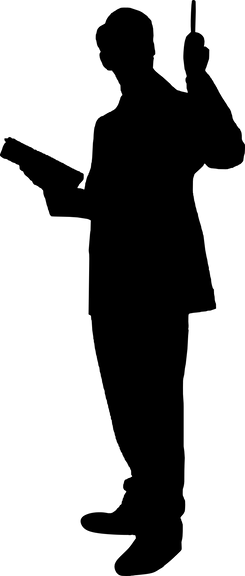 Male Teacher Silhouette